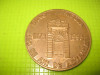 9214-Medalia Banca Agricola bronz-1873-1993, diam. 5.5 cm.