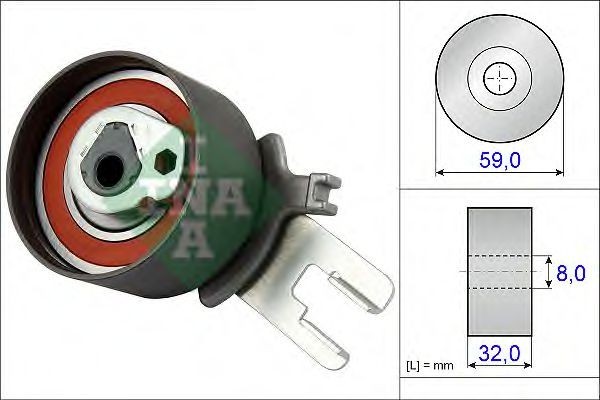Rola intinzator,curea distributie VOLVO V70 II (SW) (2000 - 2007) INA 531 0859 10 Rola intinzator,curea distributie VOLVO V70 II (SW) (2000 - 2007) INA 531 0859 10