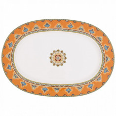 Platou oval Villeroy &amp;amp; Boch Samarkand Mandarin 41cm foto