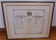 ROMANIA 1855 Principatul Moldova pasaport original inramat Grigore Alex. Ghika foto