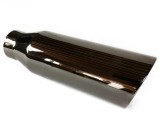 Ornament toba inox PREMIUM 7656B negru crom, Oem