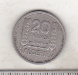 Bnk mnd Algeria 20 franci 1949 - colonie franceza, Africa