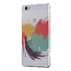 Husa Silicon, Transparent, Slim, Painting, Sony XZ Premium foto