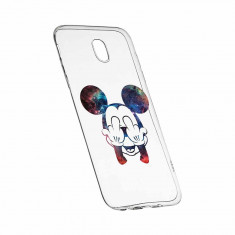 Husa Silicon, Transparent, Slim, Mini Mouse FU, Motorola MOTO G5 foto