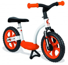 Bicicleta echilibru Confort fara pedale, portocalie foto
