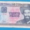 (1) BANCNOTA CUBA - 20 PESOS 2015, PORTRET CAMILO CIENFUEGOS