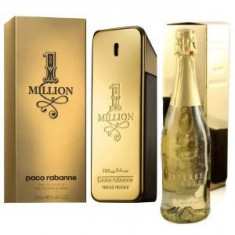 Paco Rabanne 1 Million 100 ml Sampanie Gold cu foi a de aur 23 karate Infuhr 0 75 l foto