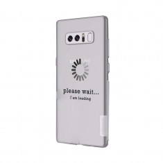 Husa Silicon, Transparent, Slim, Loading, LG V30 foto