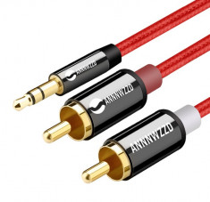 cablu JACK 3.5mm+2xRCA 2m, 3m foto