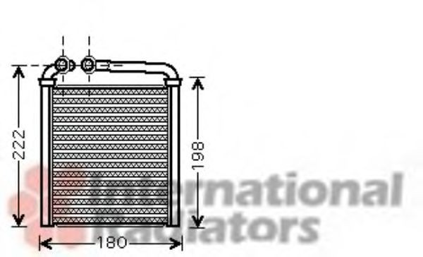 Radiator incalzire interior VW PASSAT (3C2) (2005 - 2010) VAN WEZEL 58006256 Radiator incalzire interior VW PASSAT (3C2) (2005 - 2010) VAN WEZEL 58006256