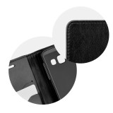 Husa Flip Cover, MagnetBook, Negru, HTC U11