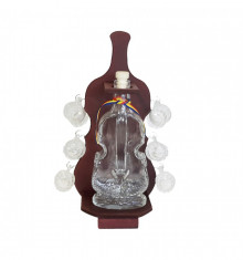 Minibar decorativ cu sticla vioara si 6 paharute CDT-51V-OSH foto
