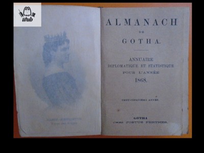 Almanach de Gotha 1868 foto