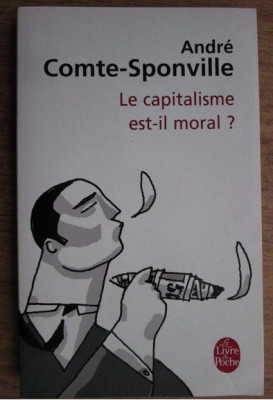 Le capitalisme est-il moral ? / Andre Comte-Sponville foto