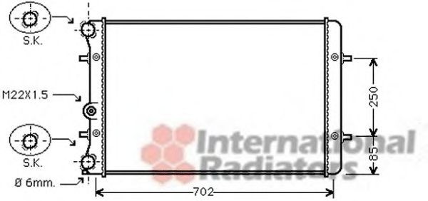 Radiator, racire motor AUDI TT (8N3) (1998 - 2006) VAN WEZEL 03002129 foto mare Radiator, racire motor AUDI TT (8N3) (1998 - 2006) VAN WEZEL 03002129 foto mare