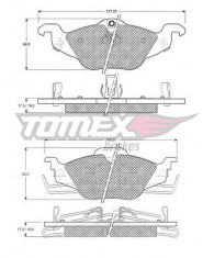 Set placute frana pentru Opel Astra , Zafira A - VTT-12-21 foto