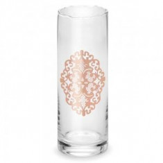 Vaza Cristal Arabesque Pink by Chinelli made in Italy foto