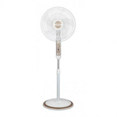 Ventilator cu picior Heinner HXSF-16WHGD 55W 3 viteze Alb / Auriu foto