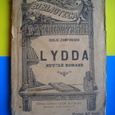 HOPCT LYDDA NUVELE ROMANE -DUILIU ZAMFIRESCU -EDITURA LEON ALCALAY 189..-250 PAG