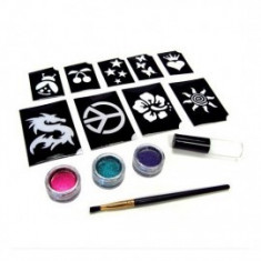 Set pentru tatuaje cu sclipici - Shimmer glitter tattoos Autentic HomeTV foto