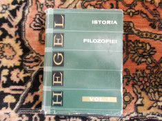 Hegel - istoria filozofiei - vol. I foto