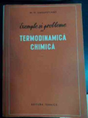 Exemple Si Probleme De Termodinamica Chimica - M. H. Karapetiant ,540903 foto