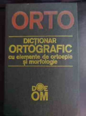 Dictionar Ortografic Cu Elemente De Ortoepie Si Morfologie - Colectiv ,542770 foto