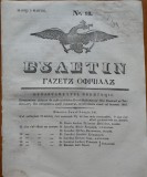 Ziarul Buletin , gazeta oficiala a Principatului Valahiei , nr. 18 , 1843