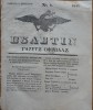 Ziarul Buletin , gazeta oficiala a Principatului Valahiei , nr. 9 , 1843