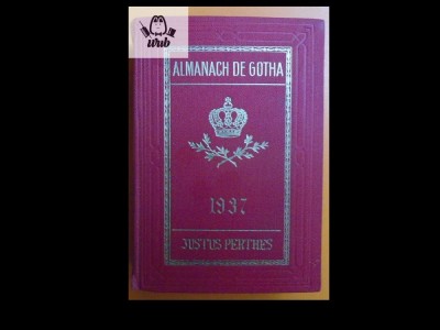 Almanach de Gotha 1937 foto