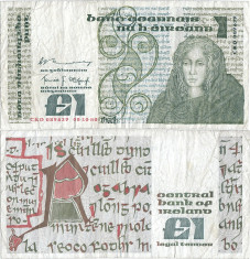 1980 (8 X), 1 pound (P-70b.10) - Irlanda! foto