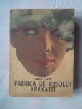 (C380) KAREL CAPEK - FABRICA DE ABSOLUT / KRAKATIT