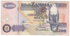 ZAMBIA 100 kwacha 2009 P-38h foto