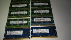 Ram 4 Gb DDR3 Laptop PC3-12800S / 1600 Mhz /intr-un singur modul / Testate foto