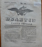 Cumpara ieftin Ziarul Buletin , gazeta oficiala a Principatului Valahiei , nr. 10 , 1843