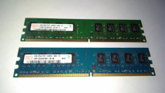 Kit Memorie 2 x 2 Gb Ram DDR2 / 800 Mhz Hynix / PC2-6400U / CL6 (1B) foto