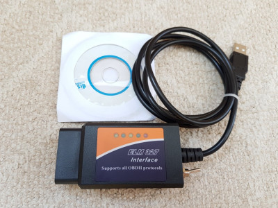 Diagnoza ELM327 USB FT232RL - suporta rata 500k pentru Ford ELMconfig Forscan foto