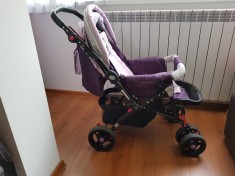 Carucior DHS Baby, 0-20kg, maner reversibil, fara defecte foto