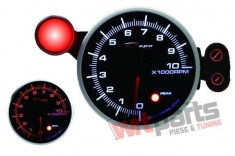 Ceas indicator turometru cu shift light Depo Racing - VTT-DP-ZE-050+B foto