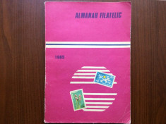 Almanah Filatelic 1985 rompresfilatelia ilustrat hobby timbre filatelie RSR foto