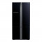 Combina frigorifica Side by Side Hitachi R-WB800PRU5(GBK) Clasa A++ 640 litri Sticla neagra