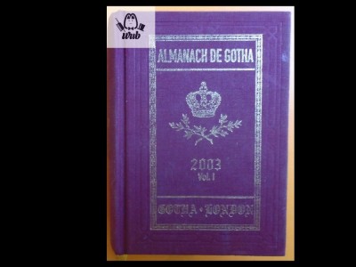 Almanach de Gotha 2003 vol I foto