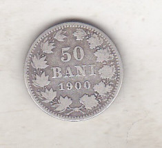 bnk mnd Romania 50 bani 1900 , argint foto