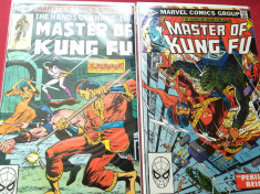 The Hands Of Shang-Chi, Master of Kung-Fu #87 &amp;amp; 110-Marvel Comics foto