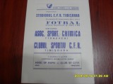 program CFR Timisoara - Chimica Tirnaveni