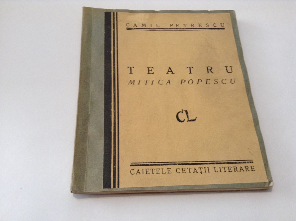 Camil Petrescu Mitica Popescu Autograf Okazii Ro