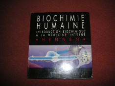 Biochimie Humaine - Introduction Biochimique A La Medecine Interne - G. Hennen