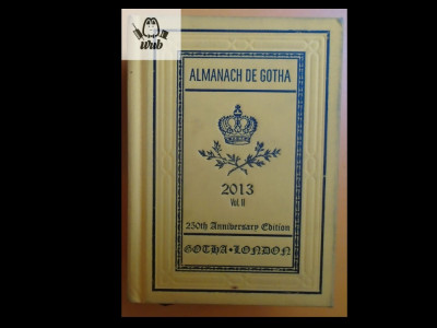 Almanach de Gotha 2013 vol II foto