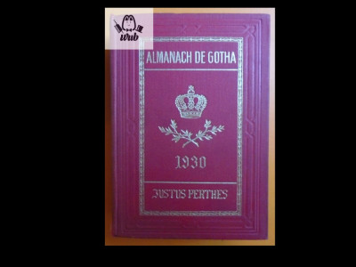 Almanach de Gotha 1930 foto