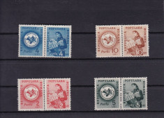 ROMANIA 1948 PORTO DUBLE SERIE MNH foto